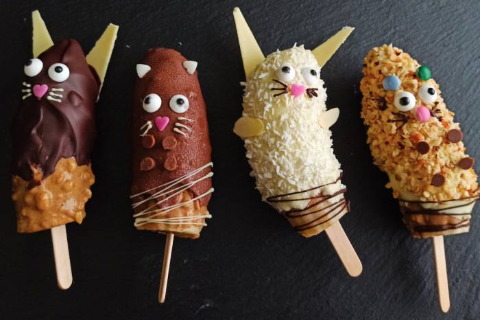 Slastne bananice na palčki bodo navdušile vse sladkosnede družinske člane.